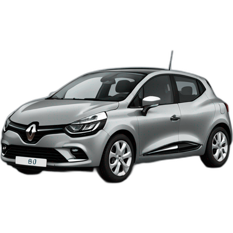 Clio 5 Renault grise clair emoji