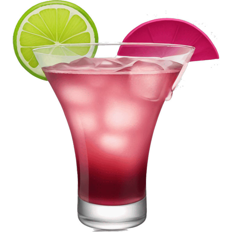 Cosmopolitan cocktail emoji