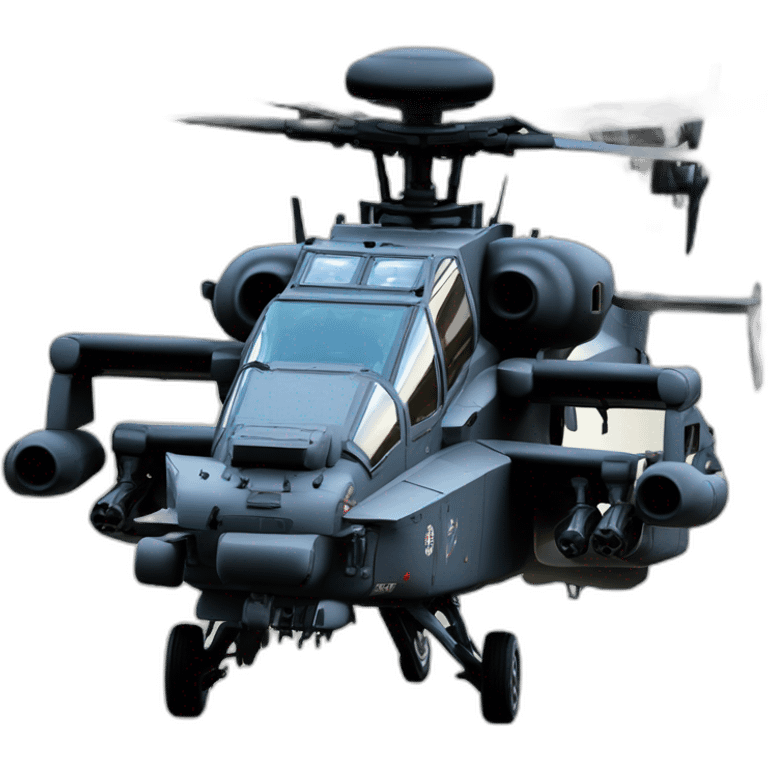 Ah-64GX Apache Warchief with shark paint emoji