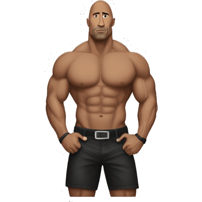 the rock was slim emoji