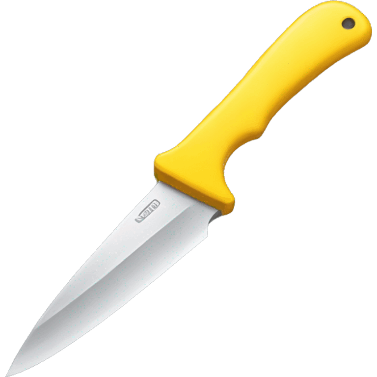 Yellow knife emoji