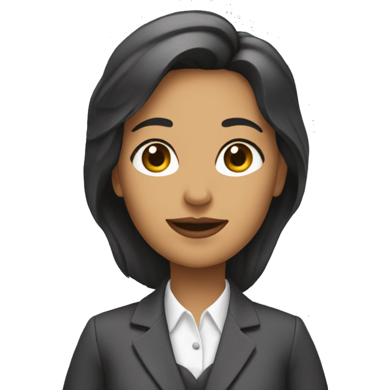 mujer con traje emoji