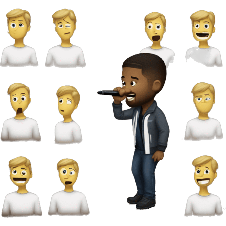 Singer usher singing daddy’s homes song emoji