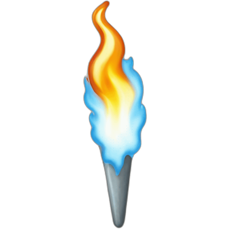 Flamme glacée emoji