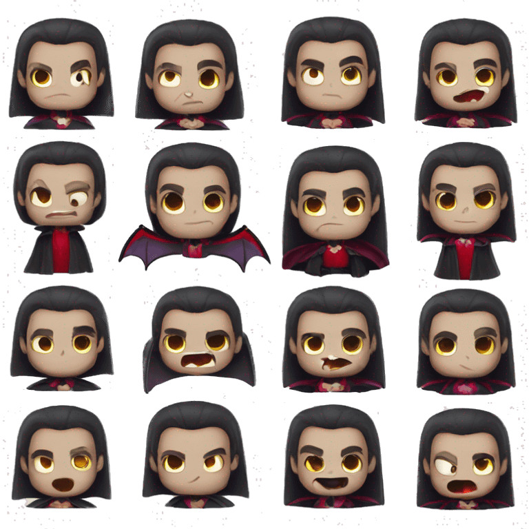 dracula vampire emoji cute emoji