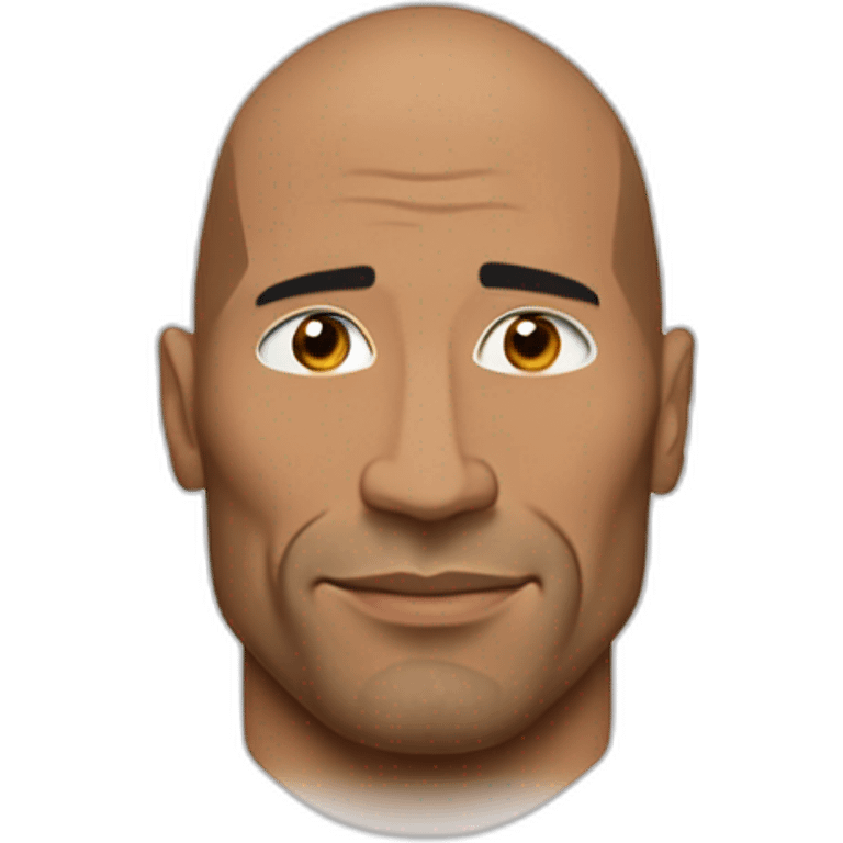 The rock sigma emoji