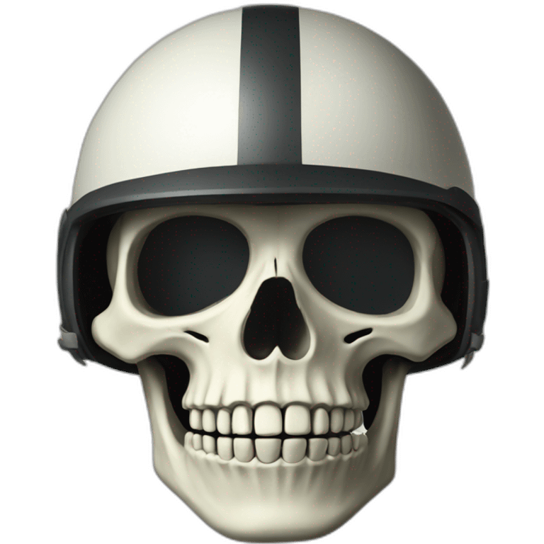 Skeleton with site helmet emoji