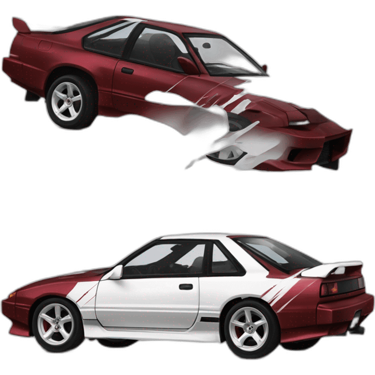 Granat Nissan Sílvia 180sx emoji