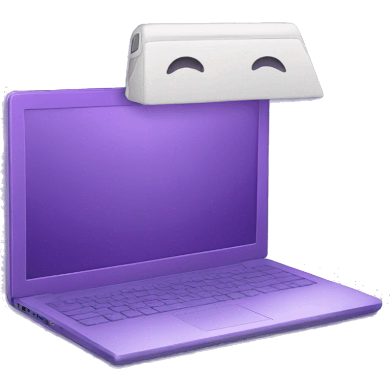 ultra violet laptop emoji