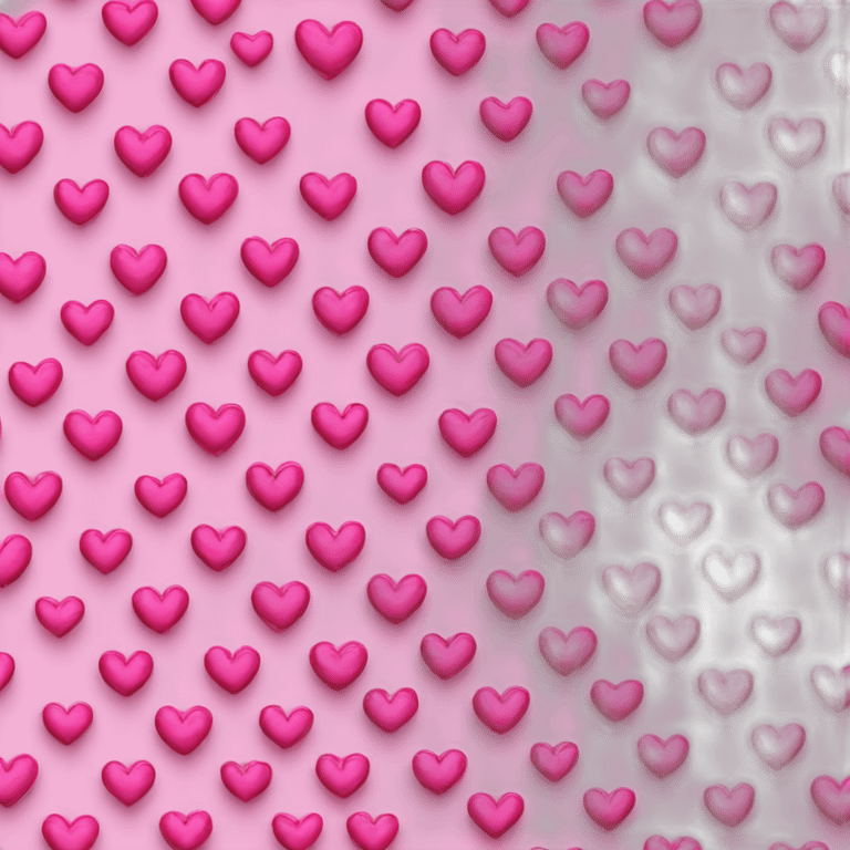 Pink 3D heart emoji