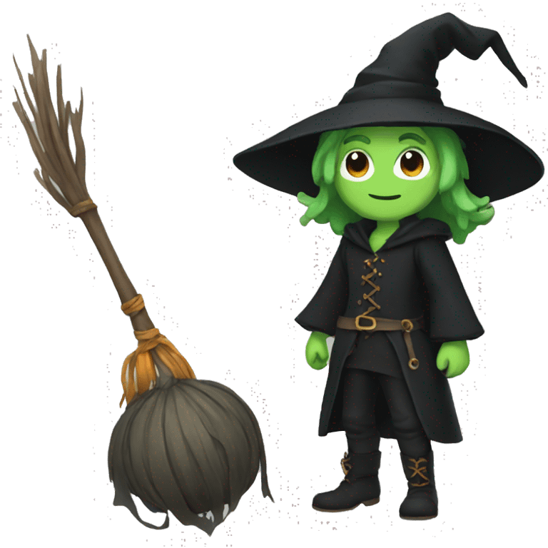 male witch emoji