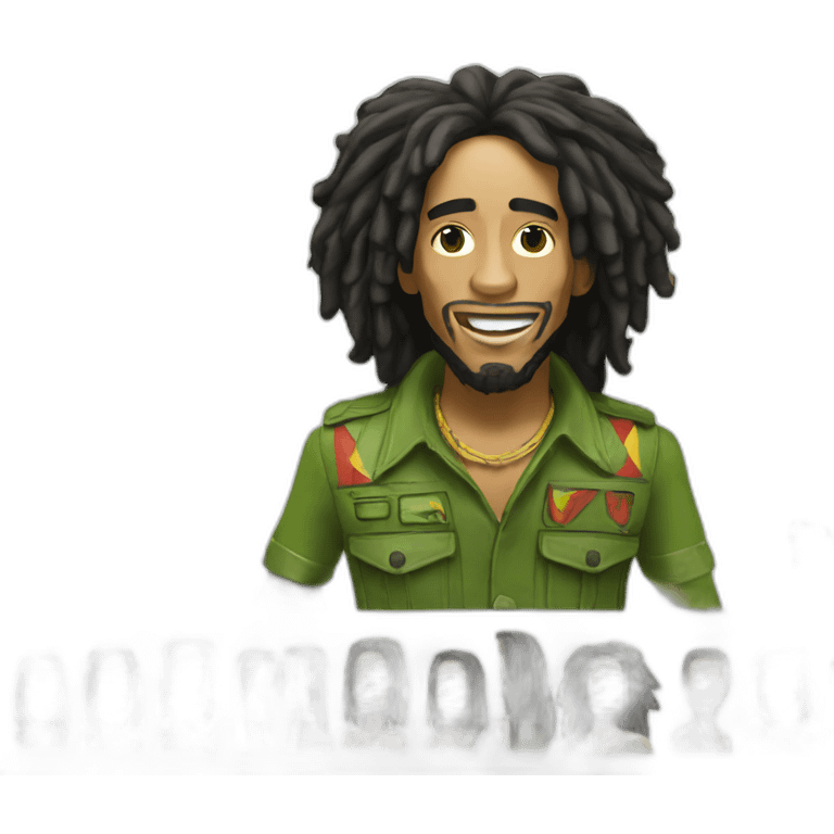 bob marley jamaica emoji