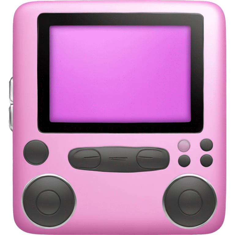 Realistic MP4 Player Pink  emoji