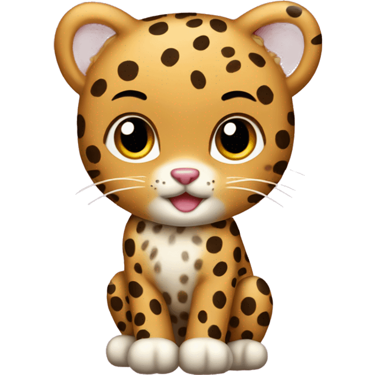 cheetah hello kitty emoji