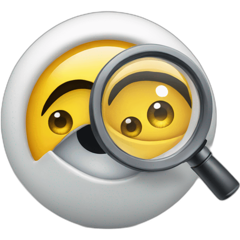 eye-with-magnifier emoji