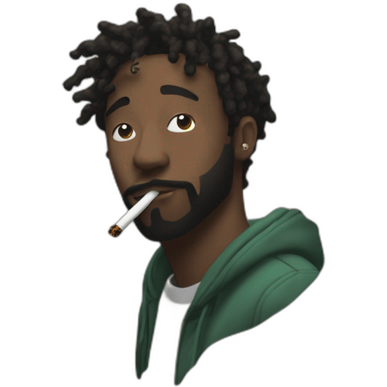 brent faiyaz smoking emoji