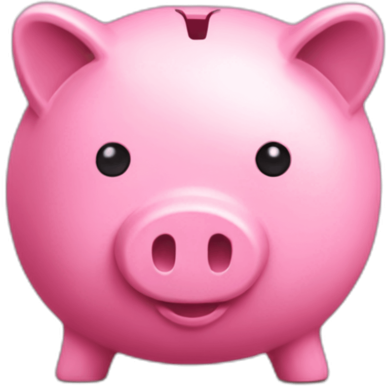 pink piggy bank emoji