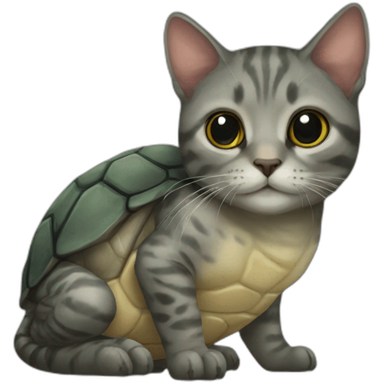 Turtle cat emoji