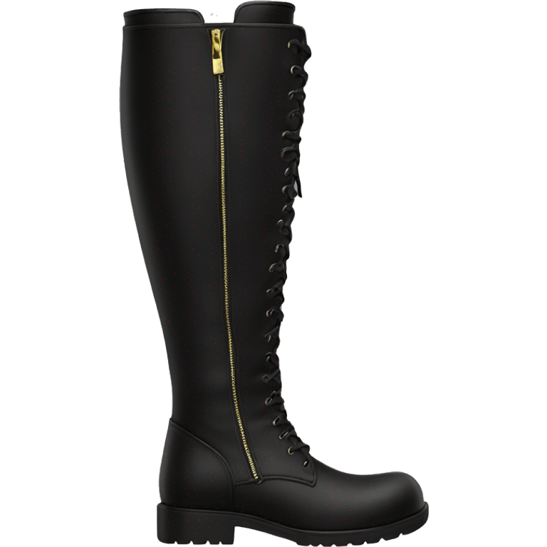 Black knee high boots emoji