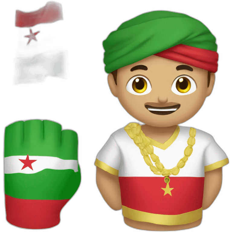 Algérie Maroc emoji