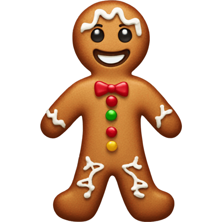 gingerbread man  emoji