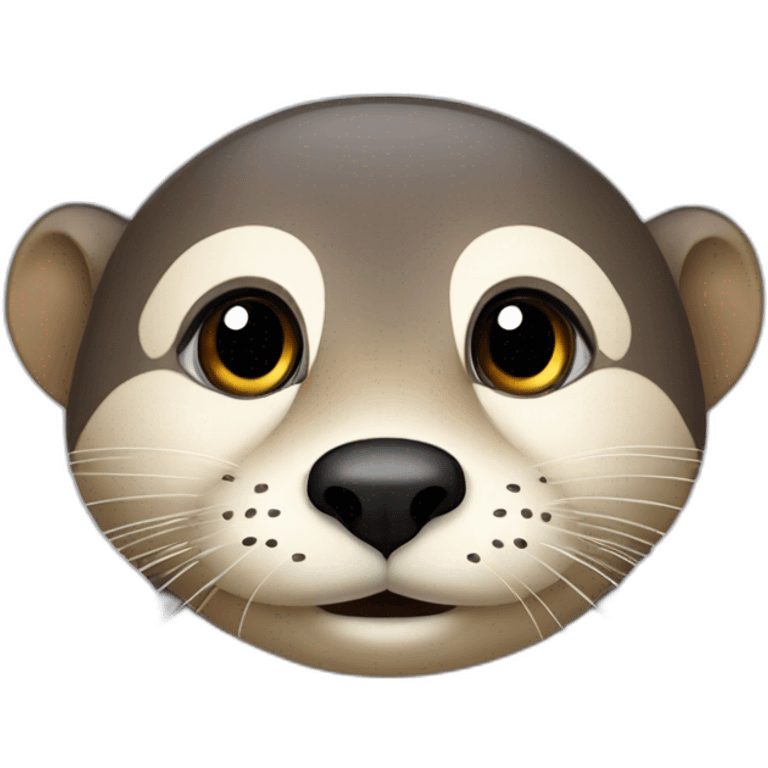 Loutre qui fait de la voile avec Eric Zemmour  emoji