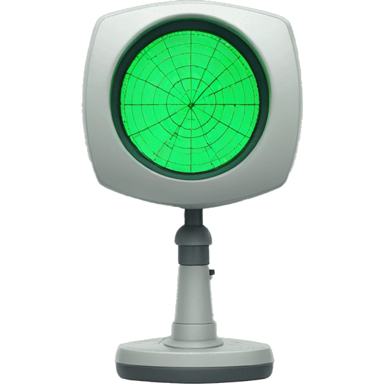 radar green display emoji