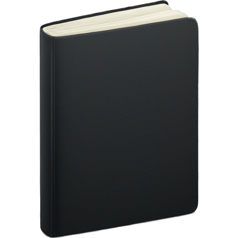 Black notebook emoji