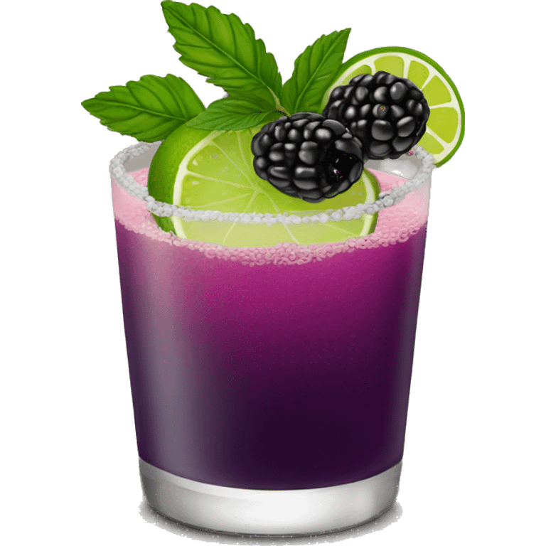 Blackberry margarita emoji