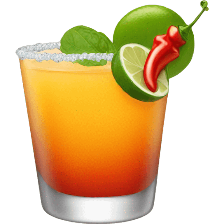 margarita with chilli emoji