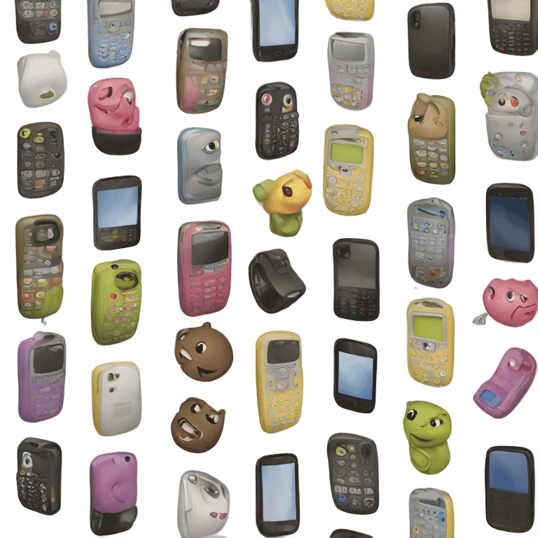 Cell phone stylish iPhone emoji