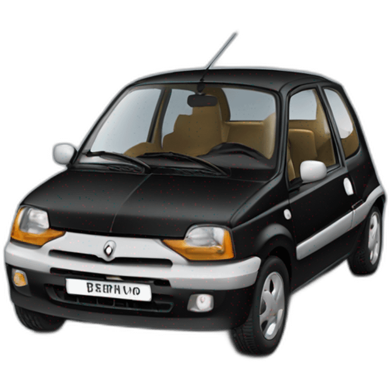 Renault twingo 1993 noir emoji