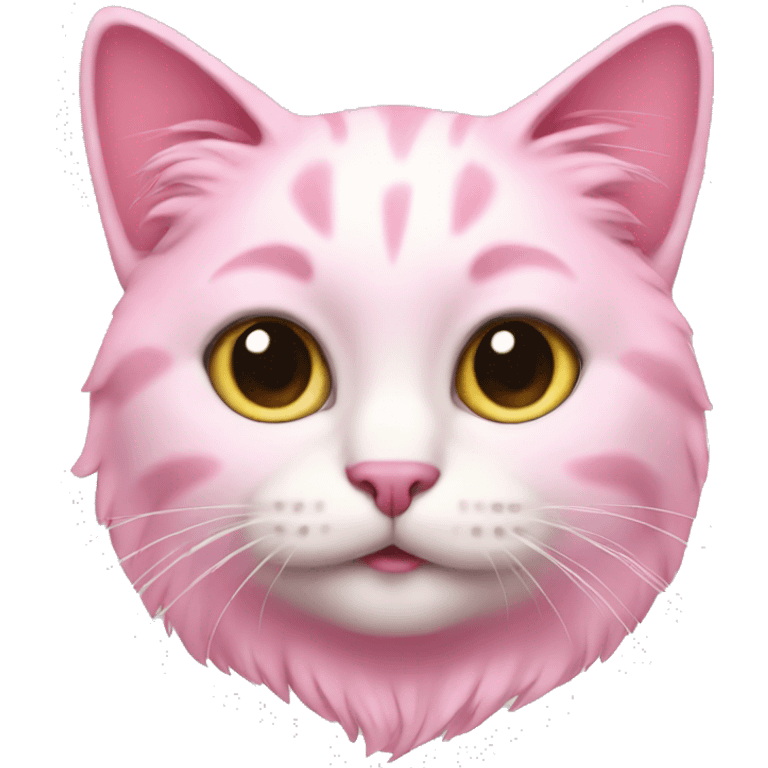 Cat pink emoji