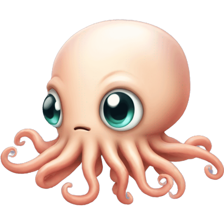 Cute squid emoji