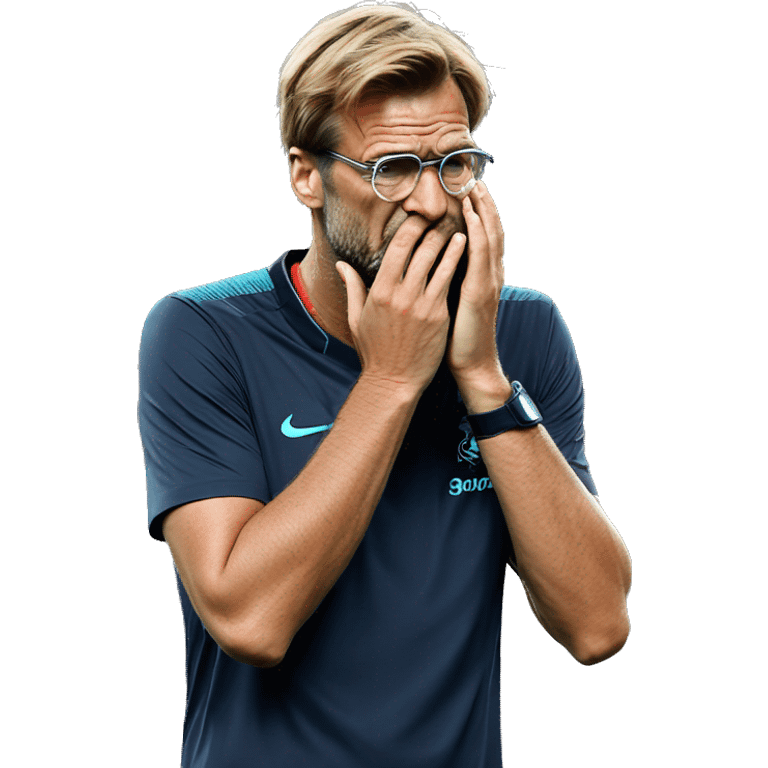 Jurgen Klopp facepalm emoji emoji