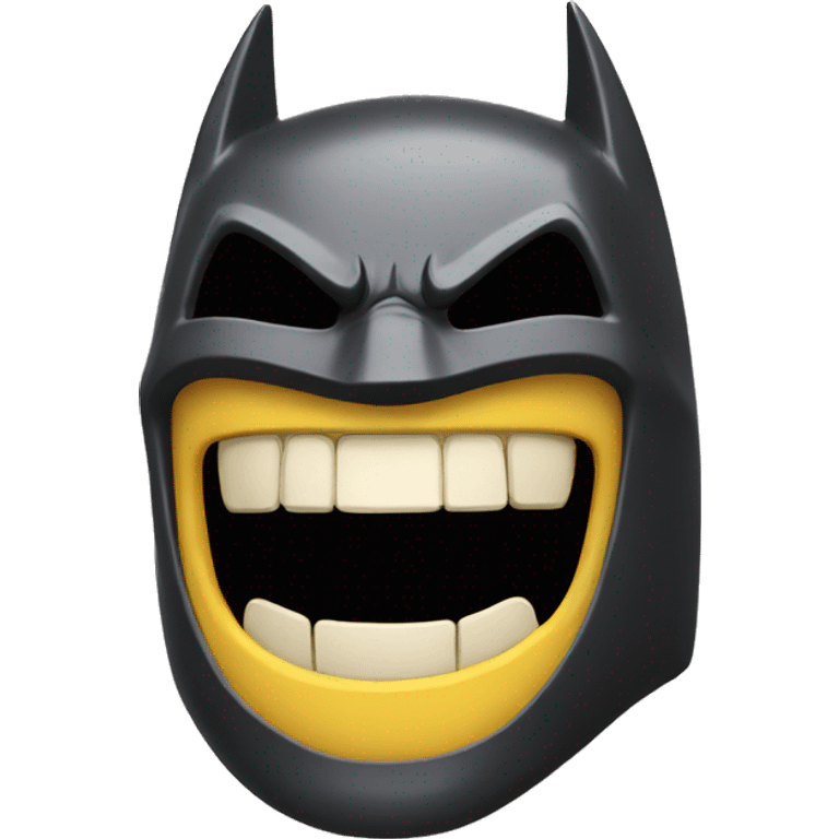 Batman laughing emoji