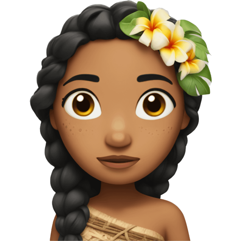 moana with closed eyes emoji