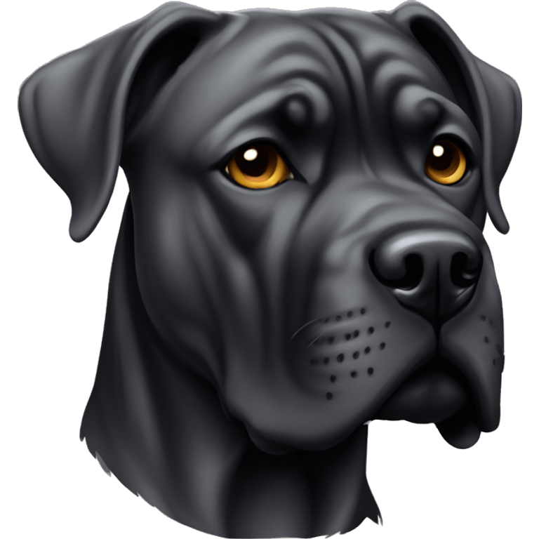 dog Cane Corso in profile emoji