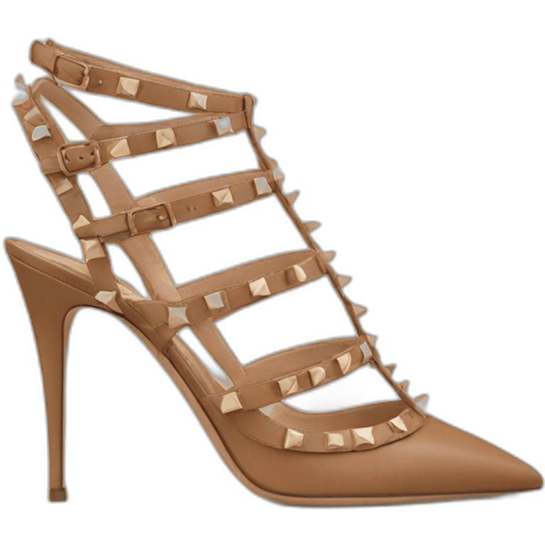 VALENTINO Tan-go heel emoji