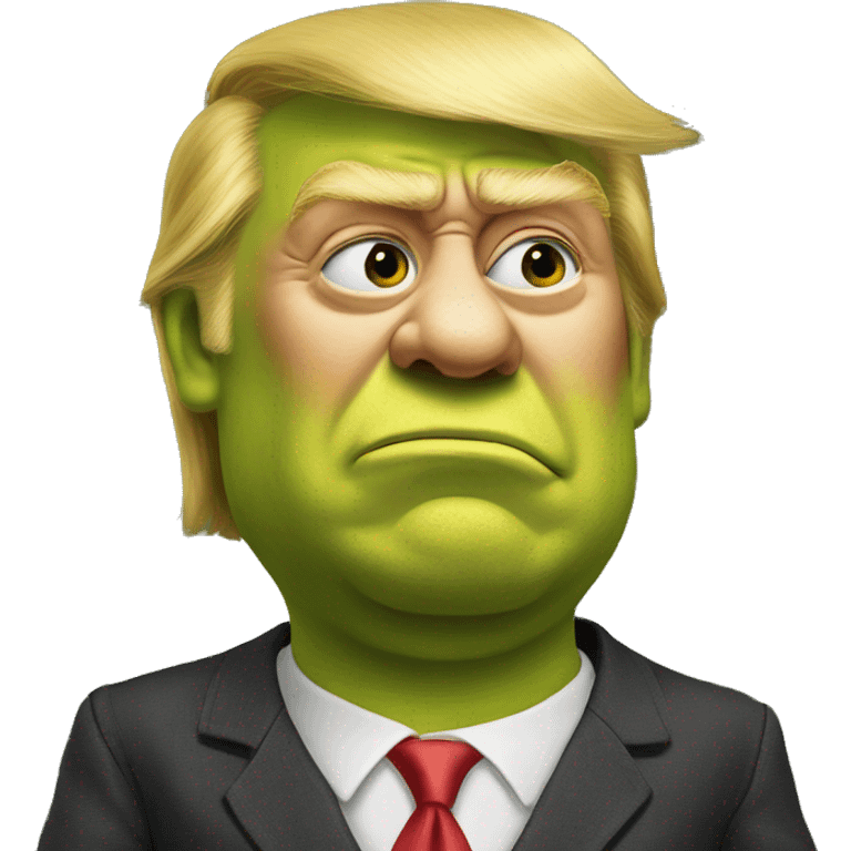 donald Trump shrek emoji