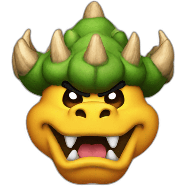 bowser mixed with dirt emoji emoji