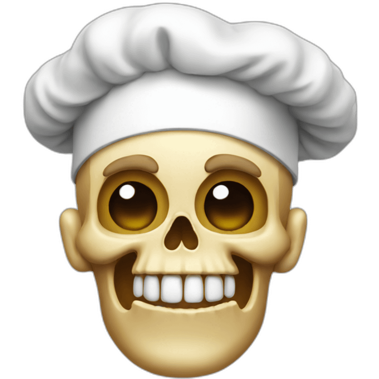 Skull chef emoji