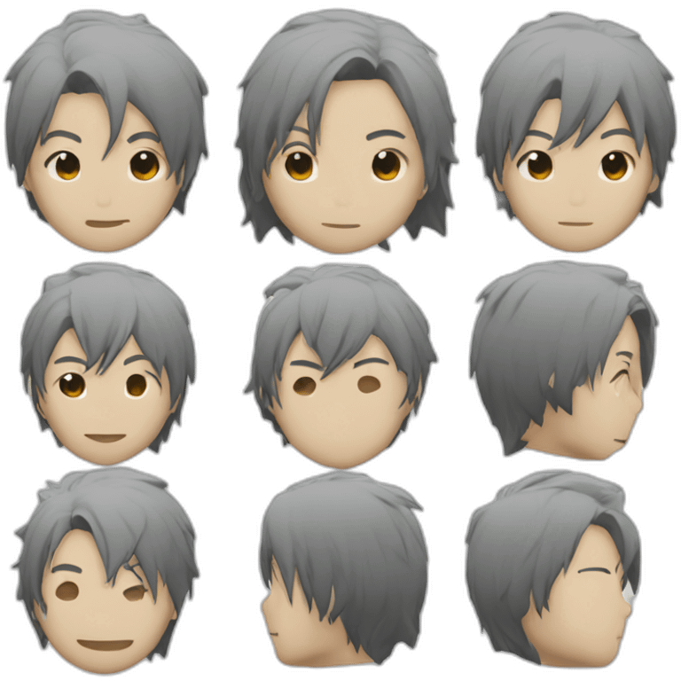 Male jpop jrock singer emoji