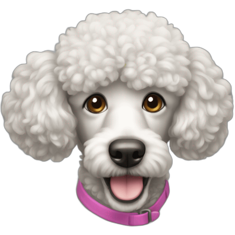 Poodle dog mousey emoji