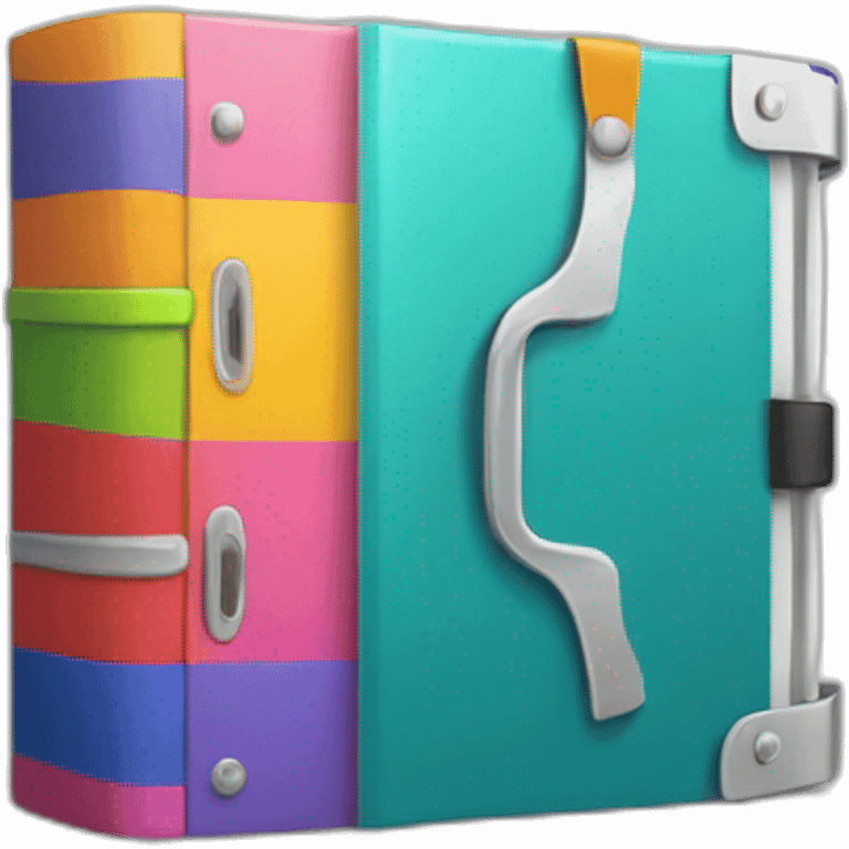 binder colourful emoji