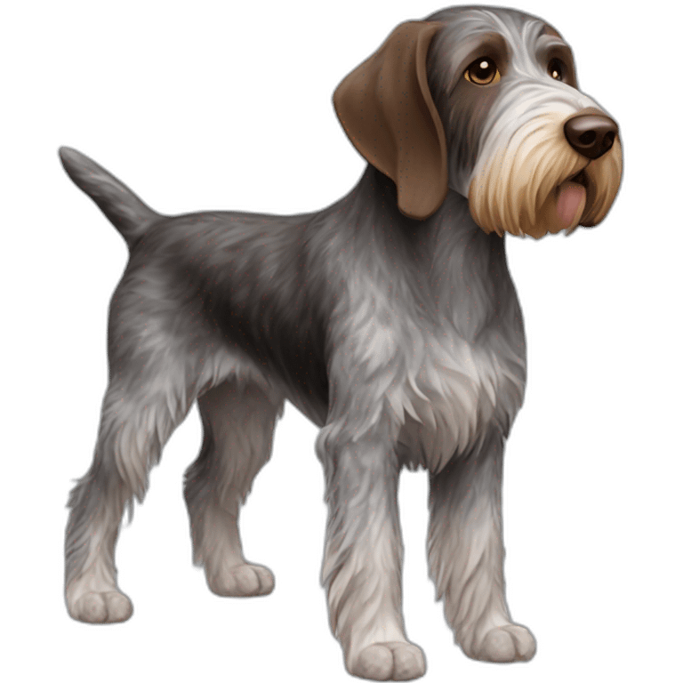 German Wirehaired Pointer emoji