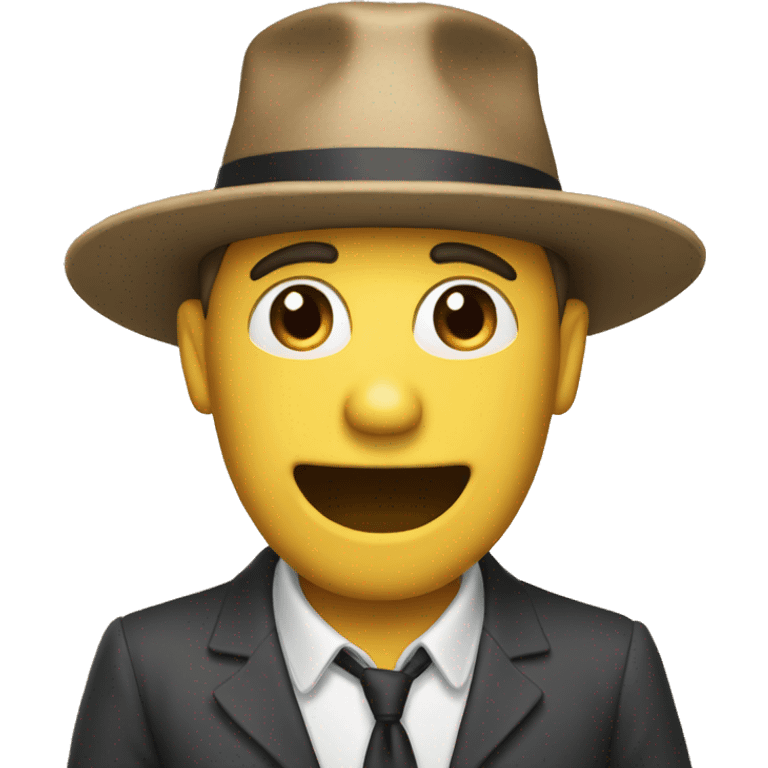 chat chapeau emoji