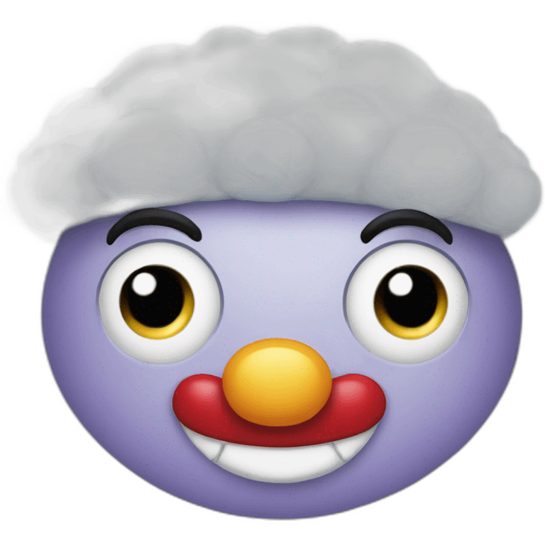 igloo clown face emoji