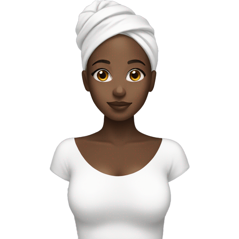 black girl skincare  emoji