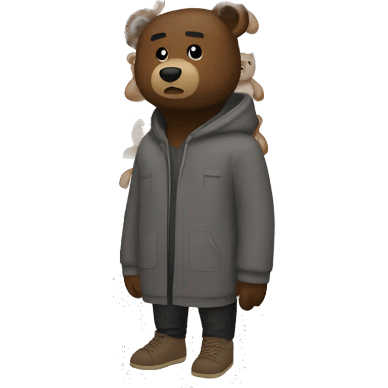 kanye west bear emoji